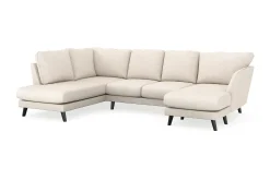 Trend Lyx 4-sits Högervänd U-formad Soffa med Divan och Schäslong i Tyg