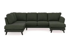 Trend Lyx 4-sits Högervänd U-formad Soffa med Divan och Schäslong i Manchester