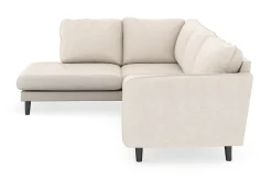 Trend Lyx 4-sits Vänstervänd L-formad Schäslongsoffa i Tyg