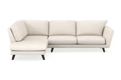 Trend Lyx 4-sits Vänstervänd L-formad Schäslongsoffa i Tyg