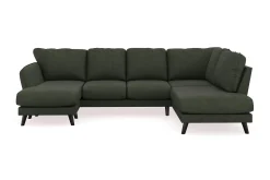 Trend Lyx 4-sits Vänstervänd U-formad Soffa med Divan och Schäslong i Manchester