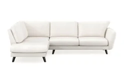 Trend Lyx 4-sits Vänstervänd L-formad Schäslongsoffa i Bouclé