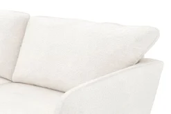 Trend Lyx 4-sits Vänstervänd L-formad Schäslongsoffa i Bouclé
