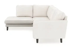 Trend Lyx 4-sits Vänstervänd L-formad Schäslongsoffa i Bouclé