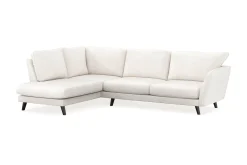 Trend Lyx 4-sits Vänstervänd L-formad Schäslongsoffa i Bouclé