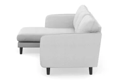 Trend Lyx 3-sits Vänstervänd L-formad Divansoffa i Tyg