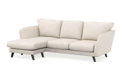 Trend Lyx 3-sits Vänstervänd L-formad Divansoffa i Tyg