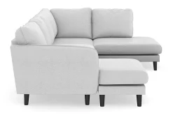 Trend Lyx 4-sits Vänstervänd U-formad Soffa med Divan och Schäslong i Tyg