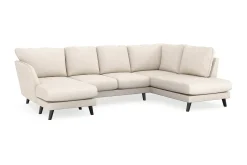 Trend Lyx 4-sits Vänstervänd U-formad Soffa med Divan och Schäslong i Tyg