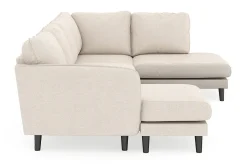 Trend Lyx 4-sits Vänstervänd U-formad Soffa med Divan och Schäslong i Tyg