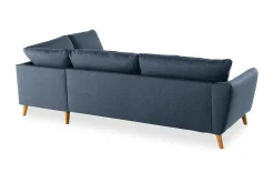 Trend 4-sits Högervänd L-formad Schäslongsoffa i Tyg