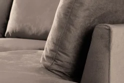 Trend 4-sits Högervänd U-formad Soffa med Divan och Schäslong i Sammet