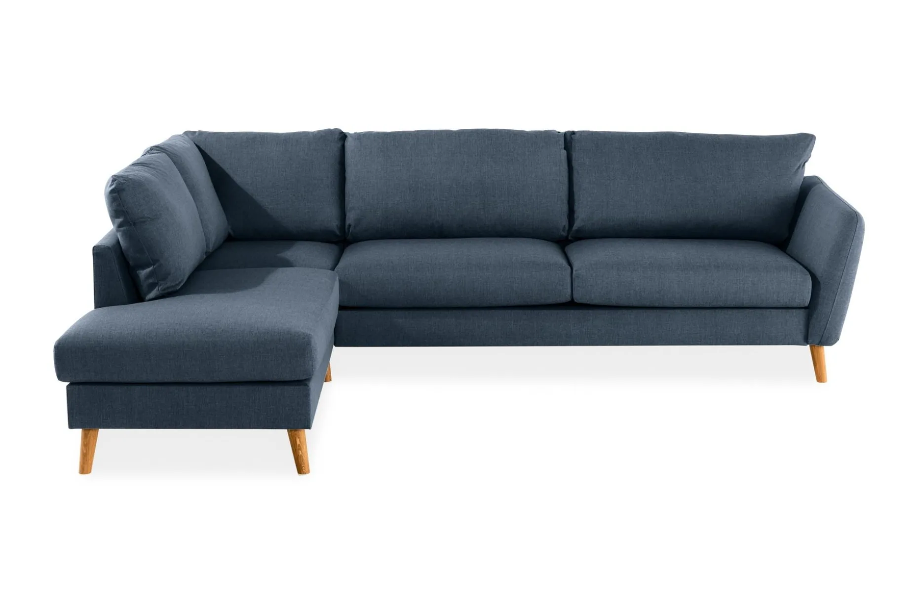 Trend 4-sits Vänstervänd L-formad Schäslongsoffa i Tyg