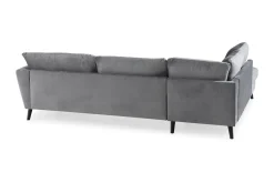 Trend 4-sits Vänstervänd L-formad Schäslongsoffa i Sammet