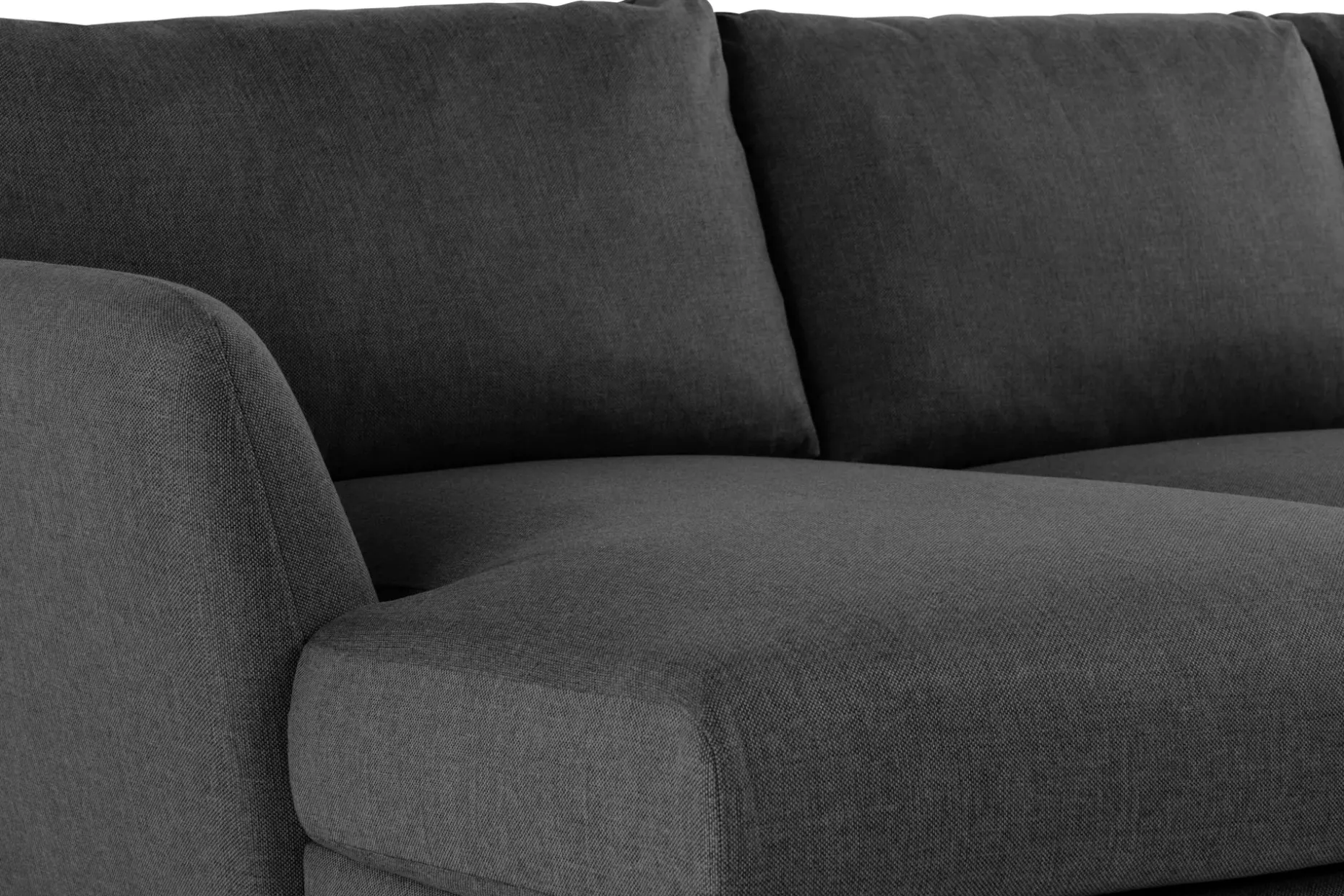 Trend 4-sits Vänstervänd U-formad Soffa med Divan och Schäslong i Tyg