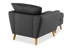 Trend Soffgrupp Fåtölj med Fotpall