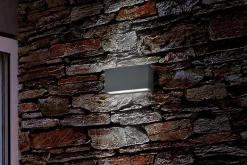 Trent LED Vägglampa antracit