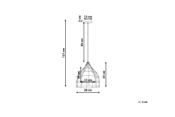 Tresa Taklampa 28 cm