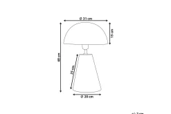 Tritonia Bordslampa 48 cm E27