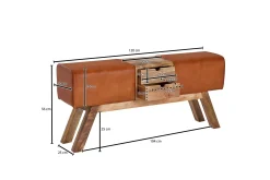 Tultered Sittbänk 120 cm