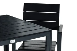 Tunis Matgrupp Utomhus 90x90 + 2 Stapelstolar