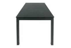 Tunis Rektangulärt Stort Förlängningsbart Matbord utomhus 205/305x90 cm i metall plast