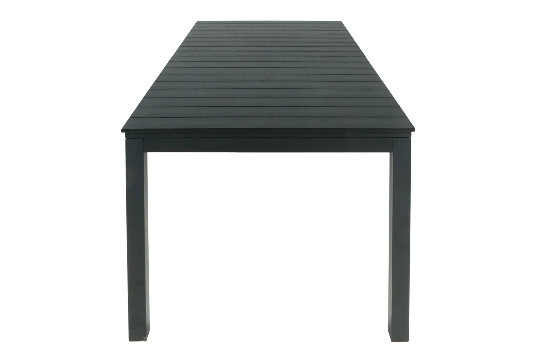 Tunis Rektangulärt Stort Förlängningsbart Matbord utomhus 205/305x90 cm i metall plast