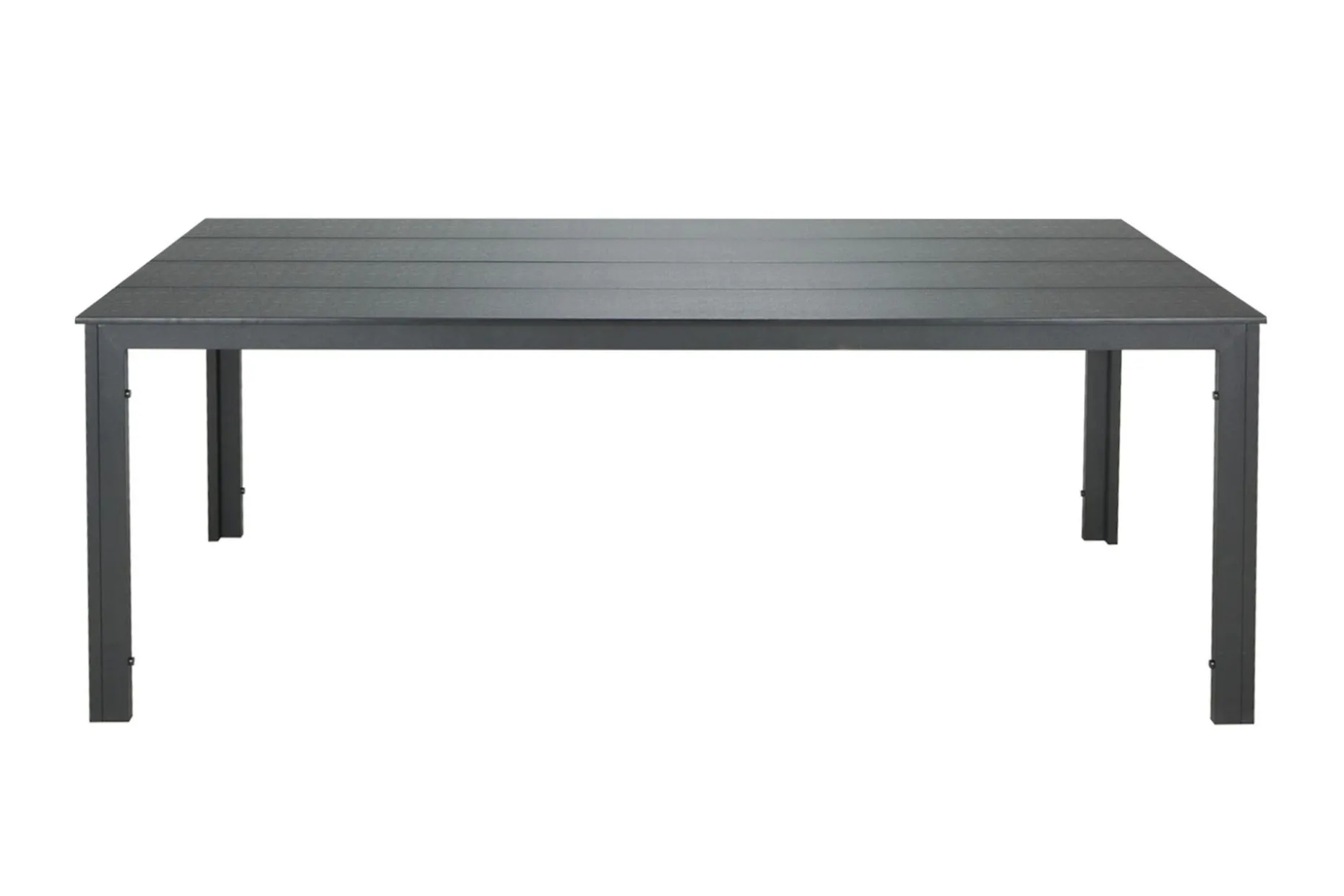 Tunis Stort Rektangulärt Matbord utomhus 205x90 cm i metall och plast