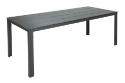 Tunis Stort Rektangulärt Matbord utomhus 205x90 cm i metall och plast