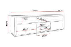 TV-bänk 137 cm