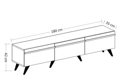 Tv-bänk 180 cm