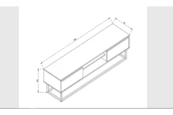 TV-Bänk Lundtorp 180 cm
