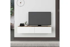 TV-bänk Rasab Sudamalek / Vit