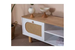 TV-bänk Terra Vit / Ek