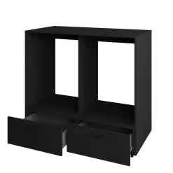 Tvättmaskin/Torktumlarskåp Rosa med 2 lådor