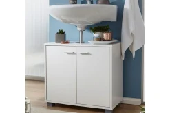 Tvättställsskåp Wohnling Folierad spånskiva 2 dörrar kontor modern
