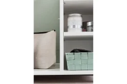 Tvättställsskåp Wohnling Folierad spånskiva 1 dörr 3 förvaringshyllor modern