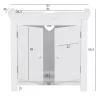 Tvättställsskåp Wohnling King Lackad MDF 2 Dörrar Modern