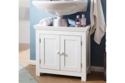 Tvättställsskåp Wohnling King Lackad MDF 2 Dörrar Modern