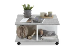 Twin Soffbord 70 cm med Förvaring Lådor på Hjul