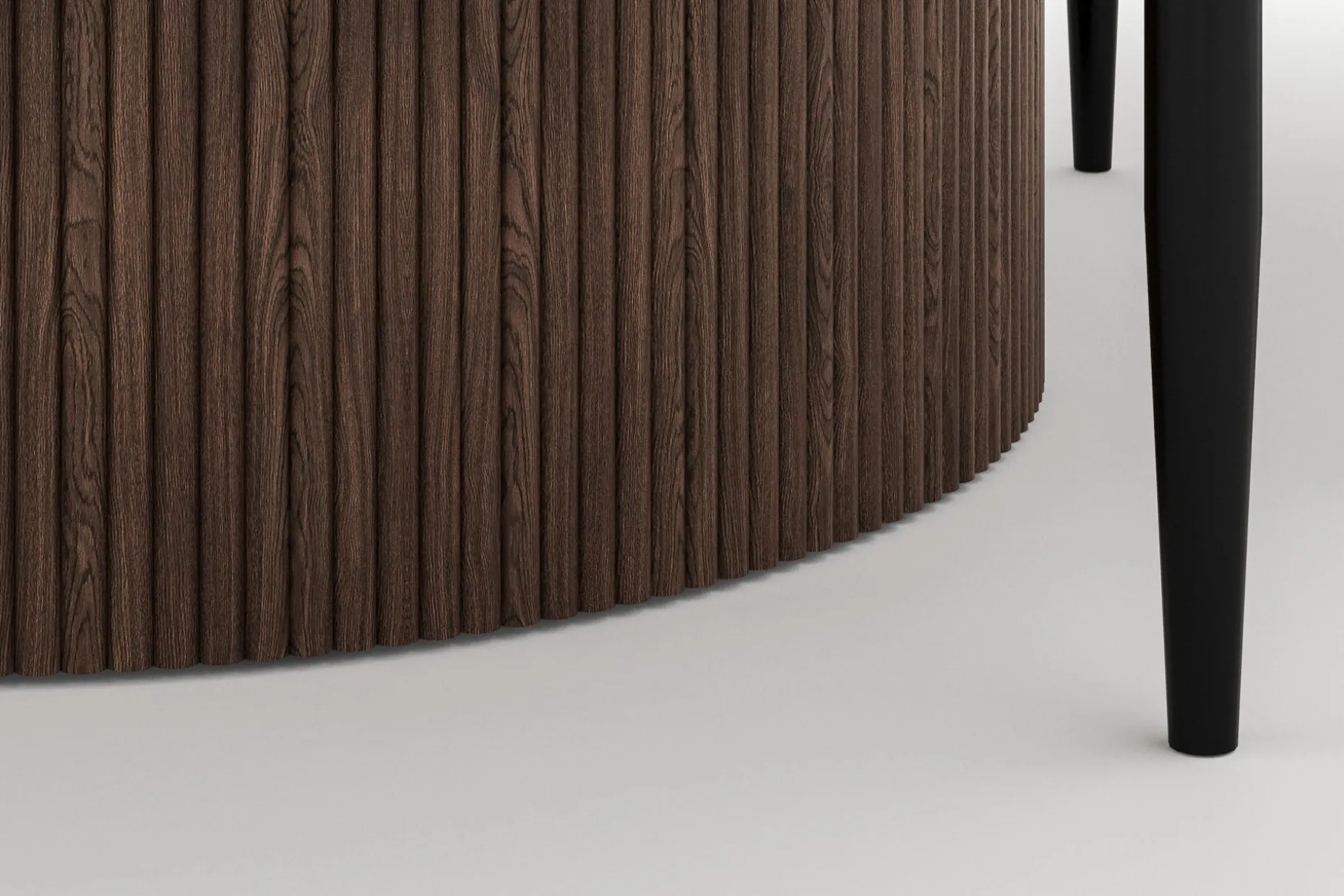 Uppveda Matbord 120 cm Rund med 4 Sawako Stolar
