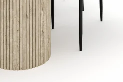 Uppveda Ovalt Matbord 180x90 cm med 4 Sawako Stolar