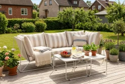 Usteryd utomhus rak 3-sits soffa