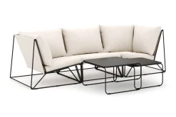 Usteryd utomhus rak 3-sits soffa