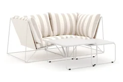 Usteryd utomhus rak 2-sits soffa