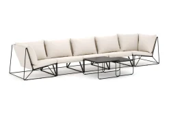 Usteryd utomhus rak 5-sits soffa