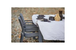 Utebord Hillerstorp Borgdala 220/340 x 107 x H75,5 cm Grå
