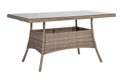 Utebord TOSCANA 140x80xH73cm färg: gråbeige