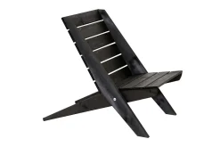 Utestol EcoFurn Granny Furu Oljad Svart