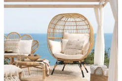 Utestol rotting natur/beige VEROLI